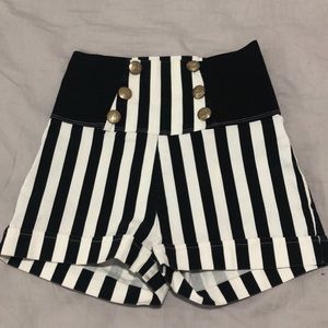 Striped shorts